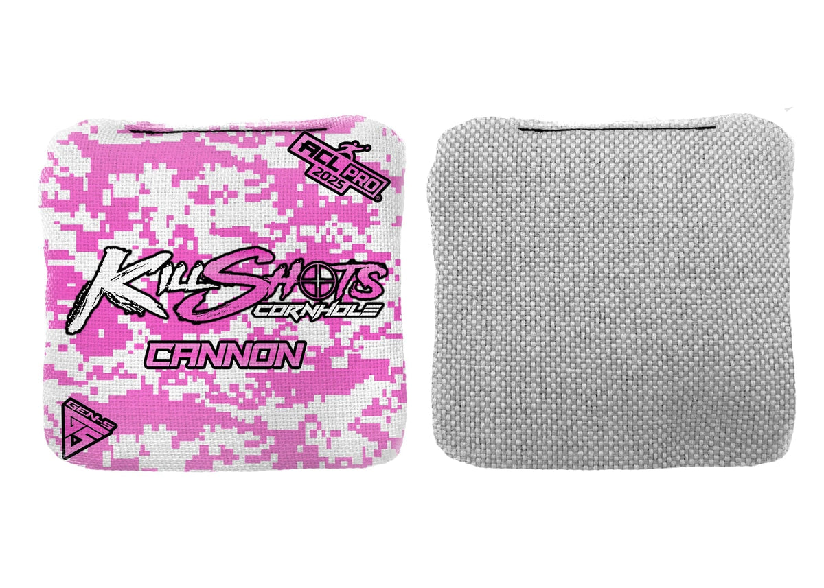 Bags Killshots Cornhole | Cannon Series | Limited Designs | 2025 ACL Pro Cornhole Bags
