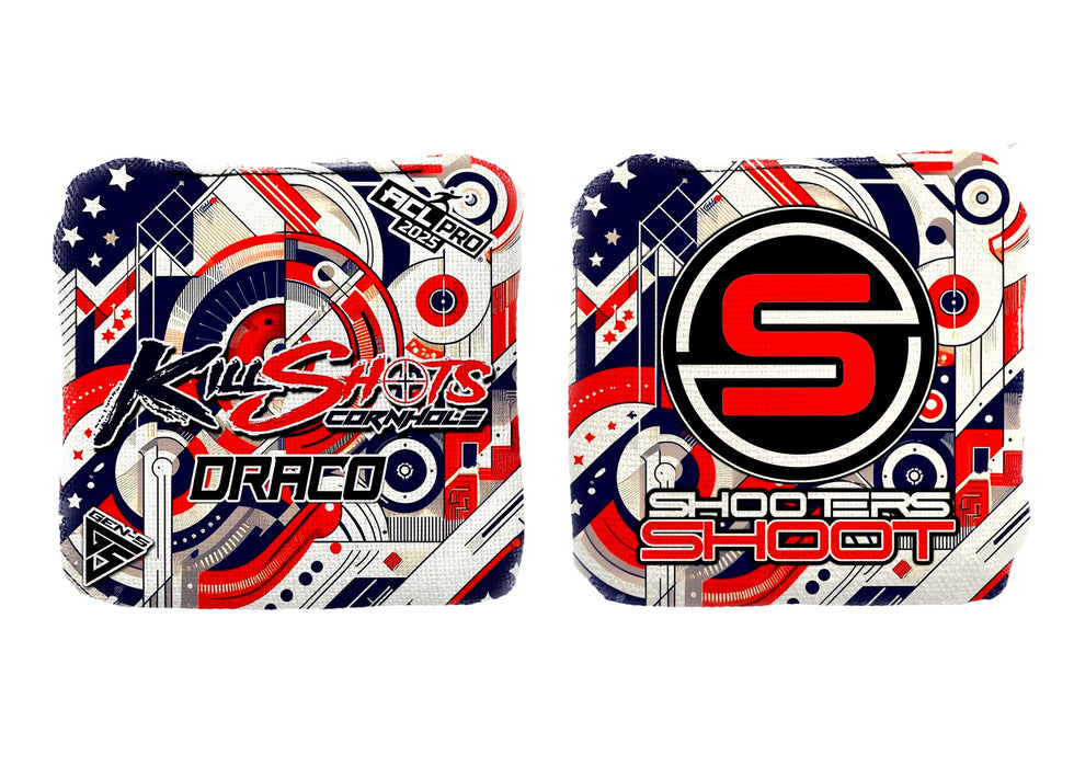 Killshots Cornhole | Draco Series | Limited Designs | 2025 ACL Pro Cornhole Bags