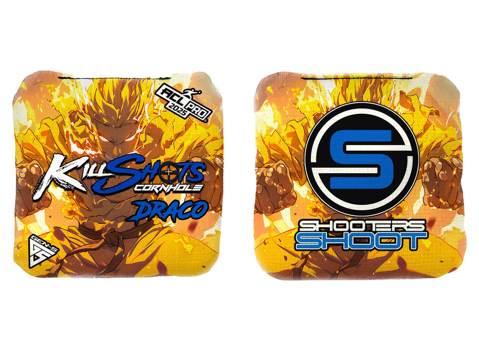 Killshots Cornhole | Draco Series | Limited Designs | 2025 ACL Pro Cornhole Bags