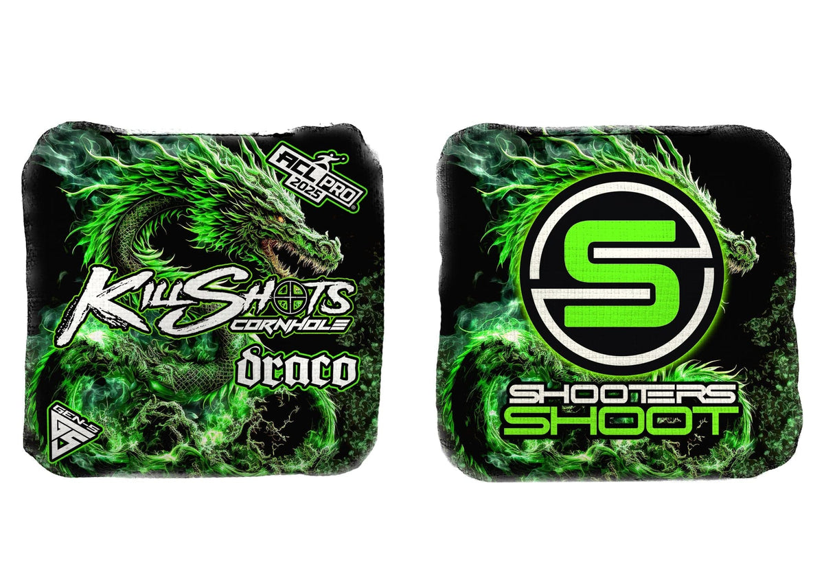 Bags Killshots Cornhole | Draco Series | Limited Designs | 2025 ACL Pro Cornhole Bags