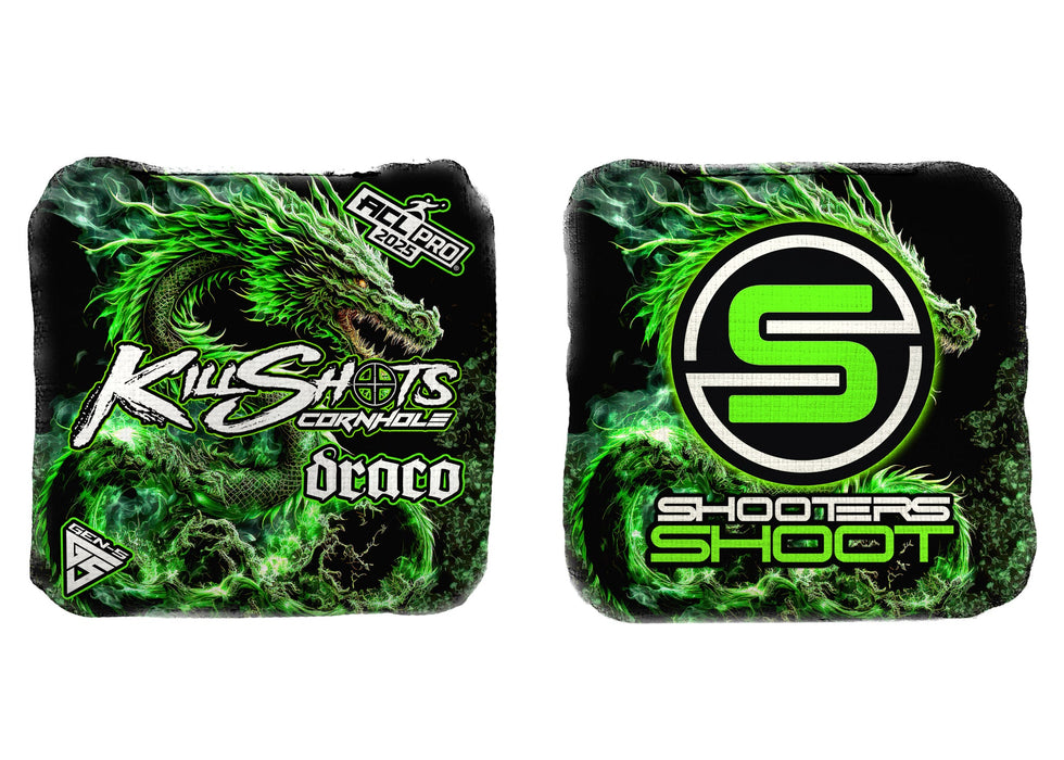 Killshots Cornhole | Draco Series | Limited Designs | 2025 ACL Pro Cornhole Bags