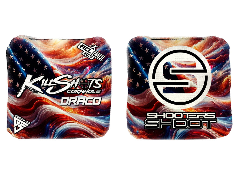 Killshots Cornhole | Draco Series | Limited Designs | 2025 ACL Pro Cornhole Bags