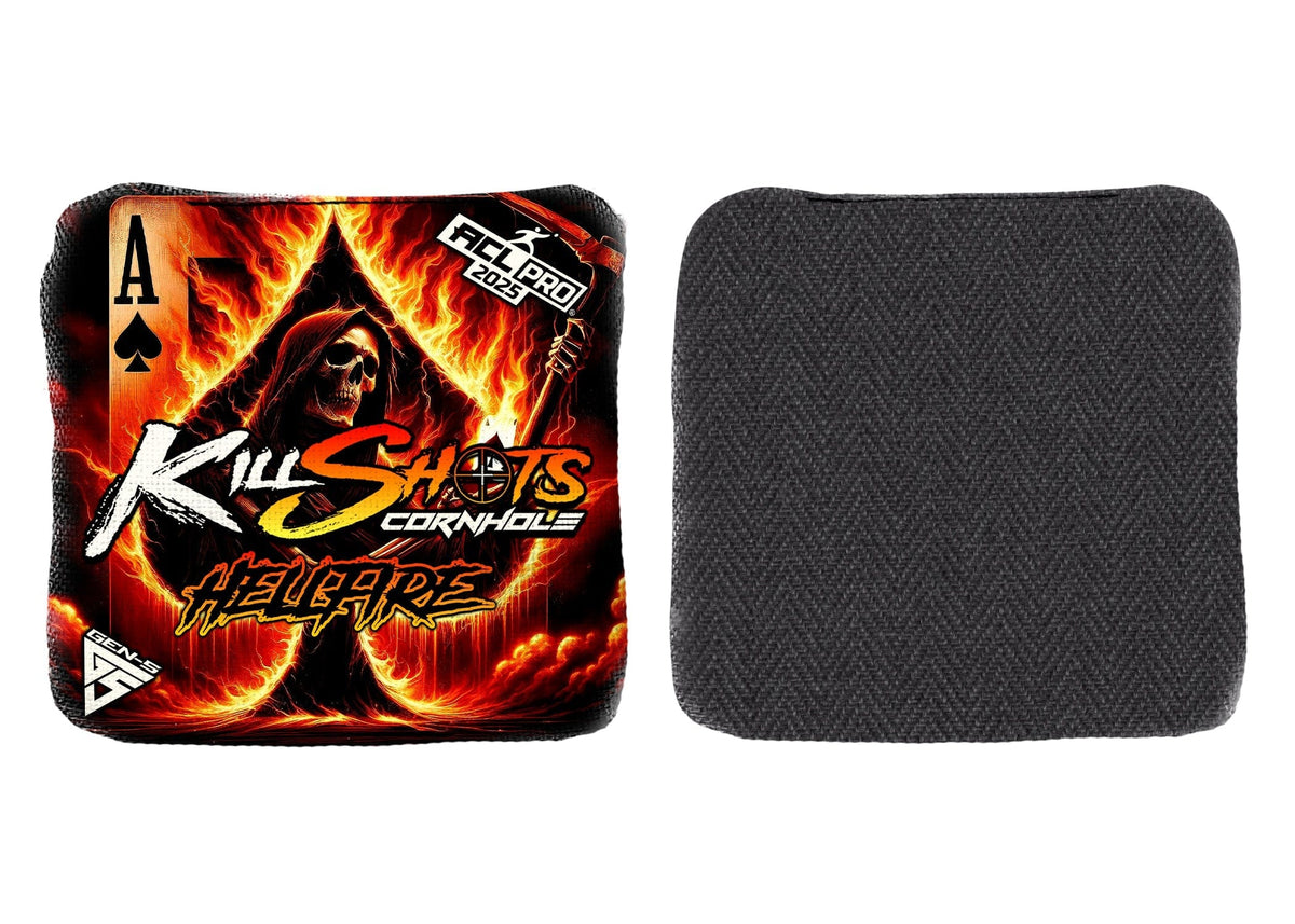 Bags Killshots Cornhole | Hellfire Series | Limited Edition | 2025 ACL Pro Cornhole Bags