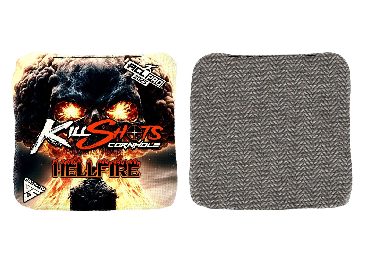 Bags Killshots Cornhole | Hellfire Series | Limited Edition | 2025 ACL Pro Cornhole Bags