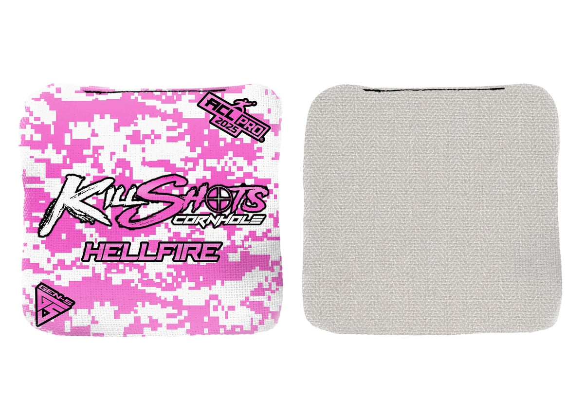 Bags Killshots Cornhole | Hellfire Series | Limited Edition | 2025 ACL Pro Cornhole Bags
