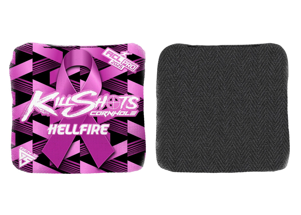 Bags Killshots Cornhole | Hellfire Series | Limited Edition | 2025 ACL Pro Cornhole Bags