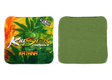 Bags 420 Rasta Swirl / Yes (+$15) Killshots Cornhole | Katana Series | Limited Edtion | 2025 ACL PRO Cornhole Bags