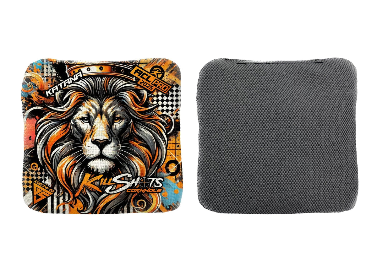 Bags Majestic Reign Orange / Yes (+$15) Killshots Cornhole | Katana Series | Limited Edtion | 2025 ACL PRO Cornhole Bags