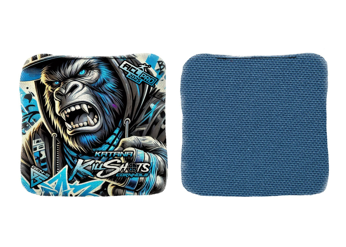 Bags Primal Pulse Blue / Yes (+$15) Killshots Cornhole | Katana Series | Limited Edtion | 2025 ACL PRO Cornhole Bags