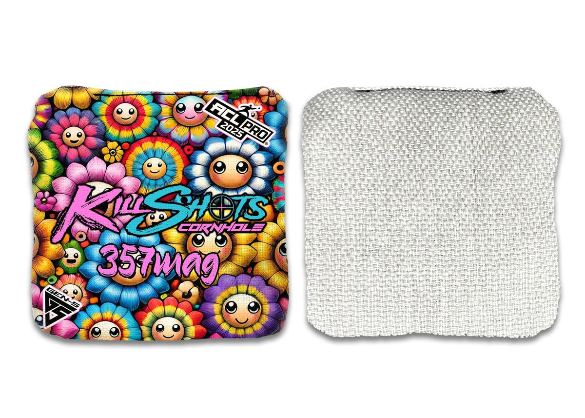 Bags Flowers / Yes (+$15) Killshots Cornhole | 357mag Series | Limited Designs | 2025 ACL Pro Cornhole Bags