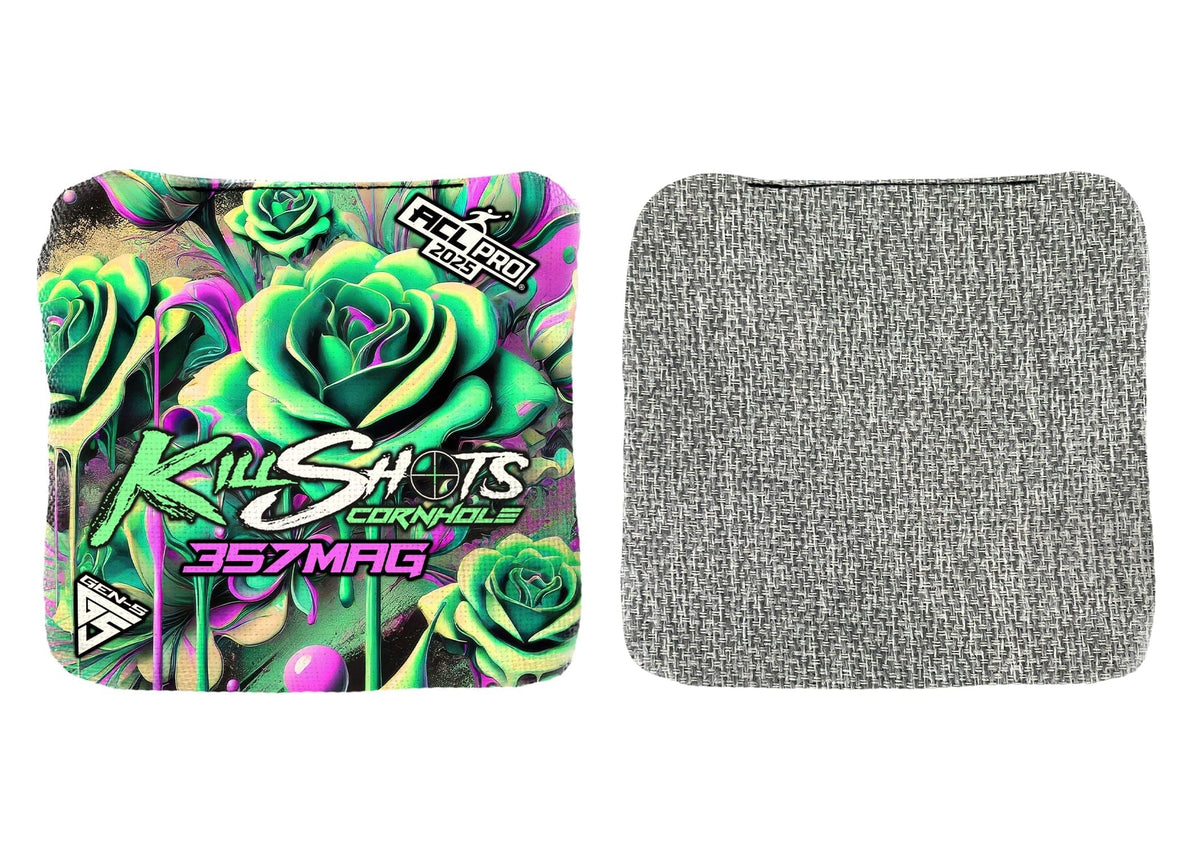 Bags Dripping Thorn Tiffany / Yes (+$15) Killshots Cornhole | 357mag Series | Limited Designs | 2025 ACL Pro Cornhole Bags