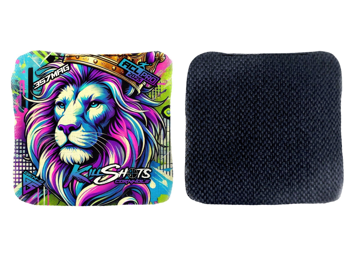 Bags Majestic Reign Black / Yes (+$15) Killshots Cornhole | 357mag Series | Limited Designs | 2025 ACL Pro Cornhole Bags