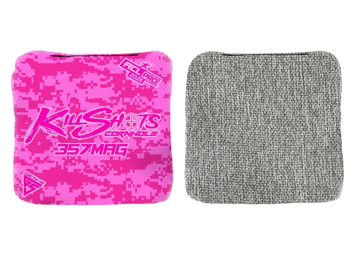 Bags Pink Out Camo / Yes (+$15) Killshots Cornhole | 357mag Series | Limited Designs | 2025 ACL Pro Cornhole Bags