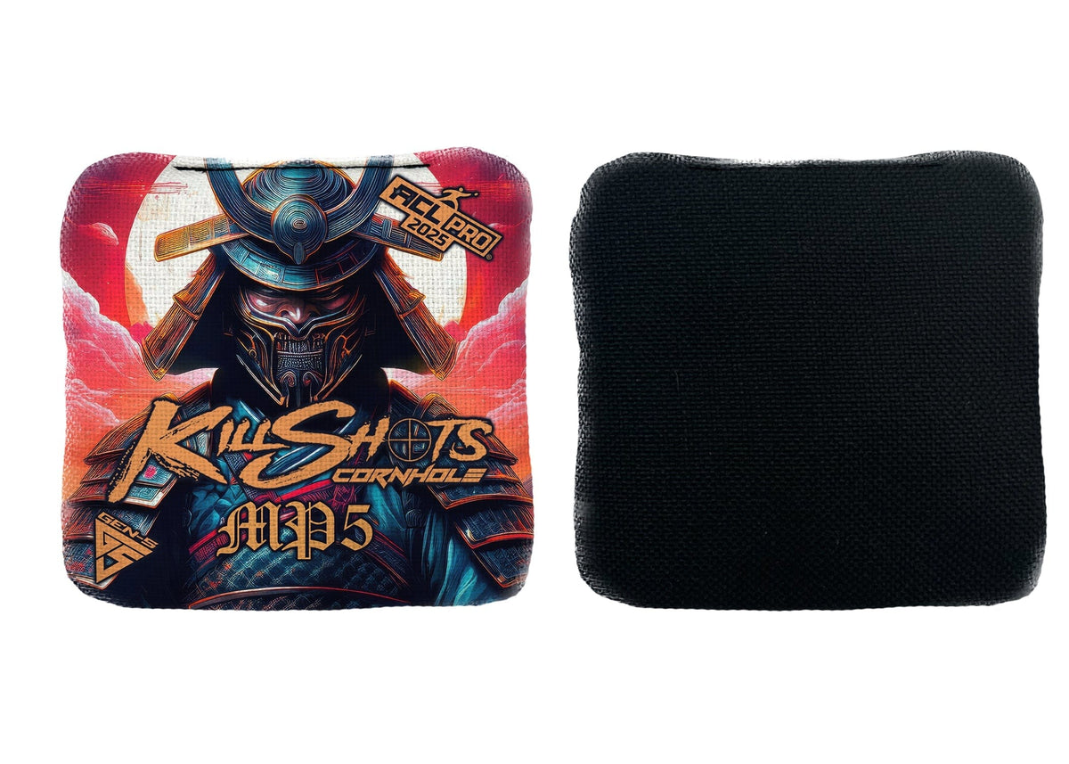 Bags Samurai Skies / Yes (+$15) Killshots Cornhole | MP5 Series | Limited Designs | 2025 ACL Pro Cornhole Bags