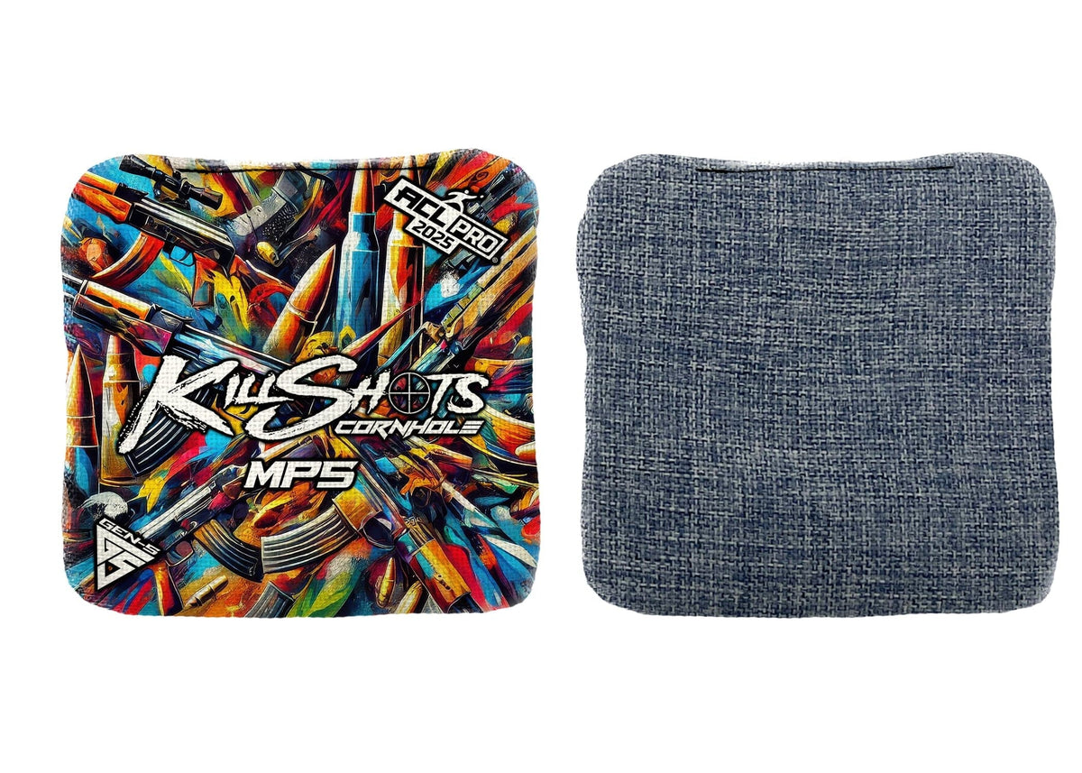 Bags Artillery Splash / No Killshots Cornhole | MP5 Series | Limited Designs | 2025 ACL Pro Cornhole Bags