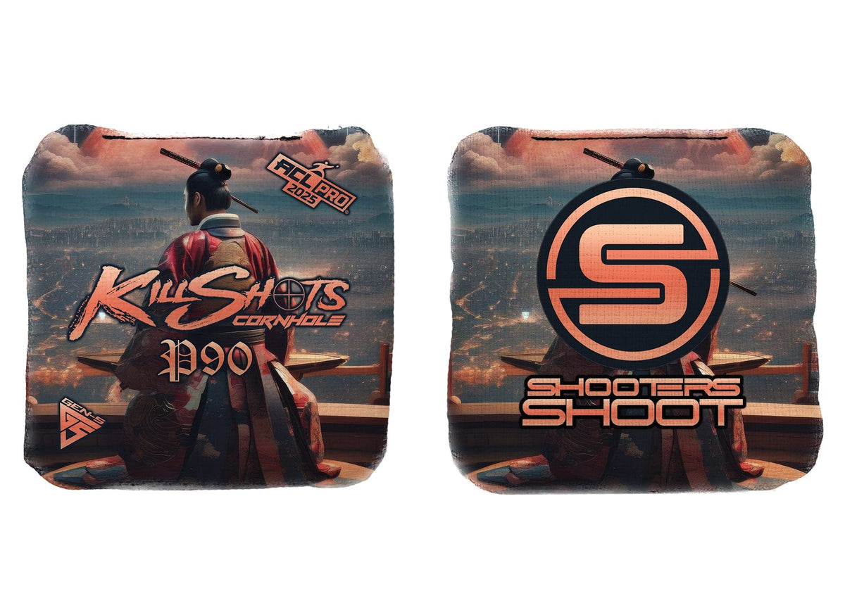 Bags Honor / Yes (+$15) Killshots Cornhole | P90 Series | Limited Designs | 2025 ACL Pro Cornhole Bags