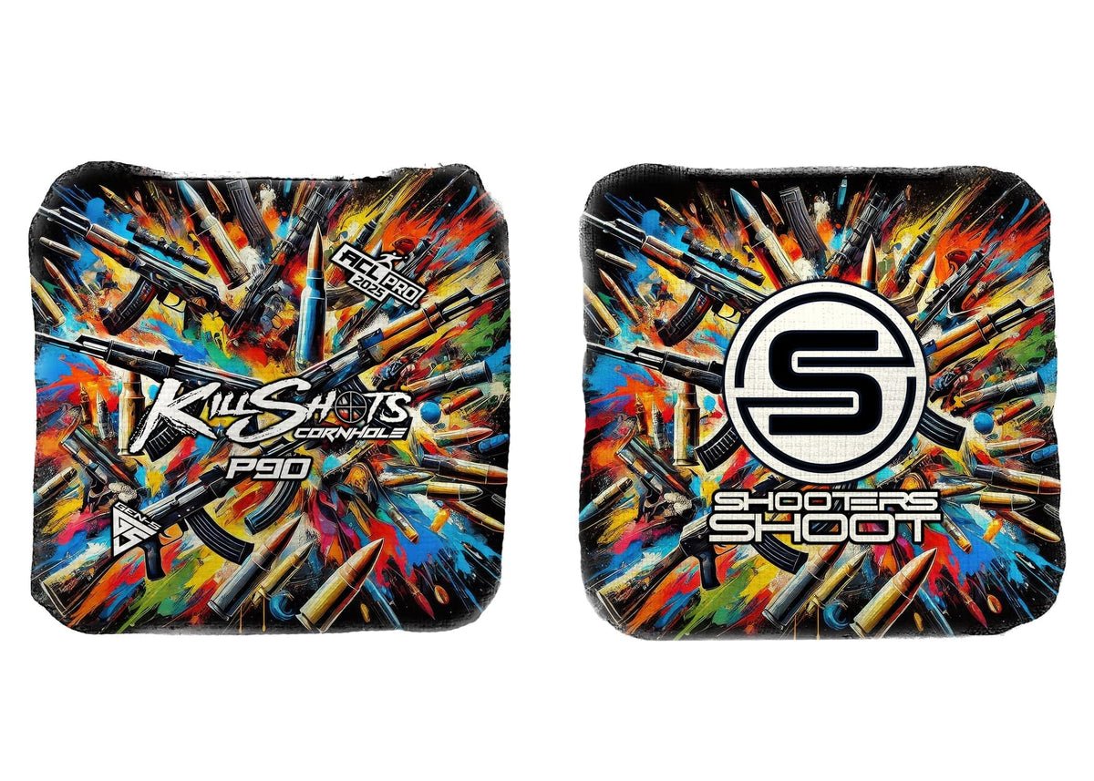 Bags Killshots Cornhole | P90 Series | Limited Designs | 2025 ACL Pro Cornhole Bags