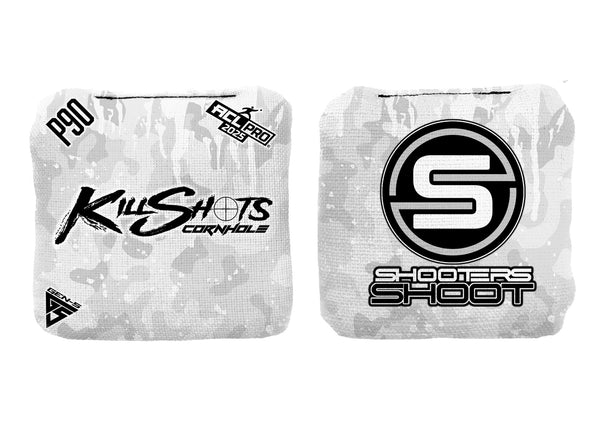 Bags Snow Camo / No SMS Sale | Killshots Cornhole | P90 Series | Stock Colors | 2025 ACL Pro Cornhole Bags