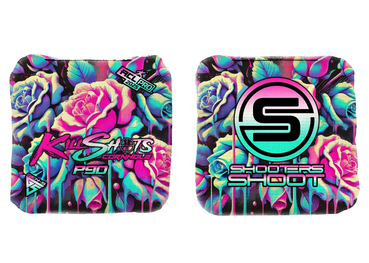 Bags Dripping Thorn Neon / No Killshots Cornhole | P90 Series | Limited Designs | 2025 ACL Pro Cornhole Bags