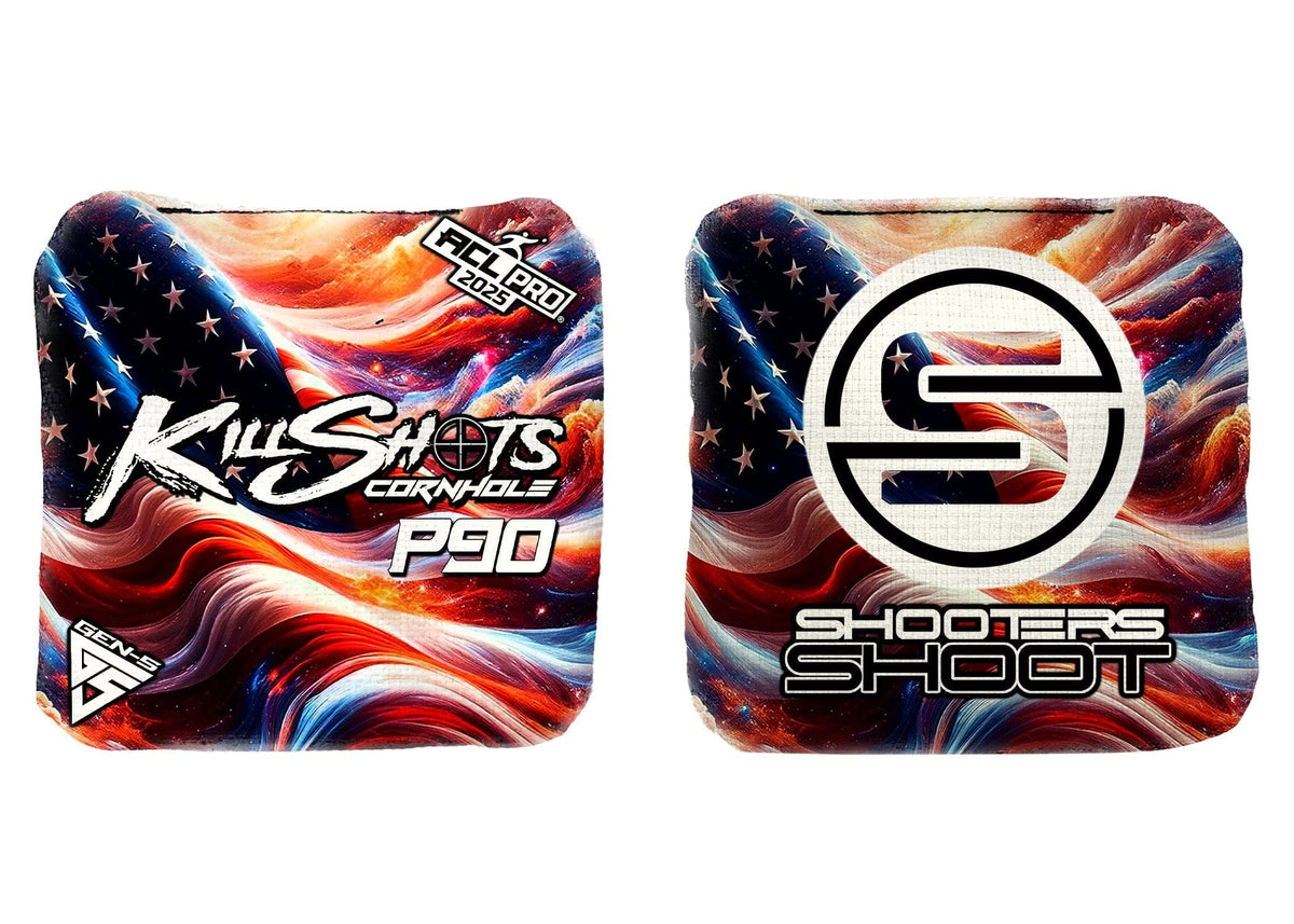 Bags Killshots Cornhole | P90 Series | Limited Designs | 2025 ACL Pro Cornhole Bags