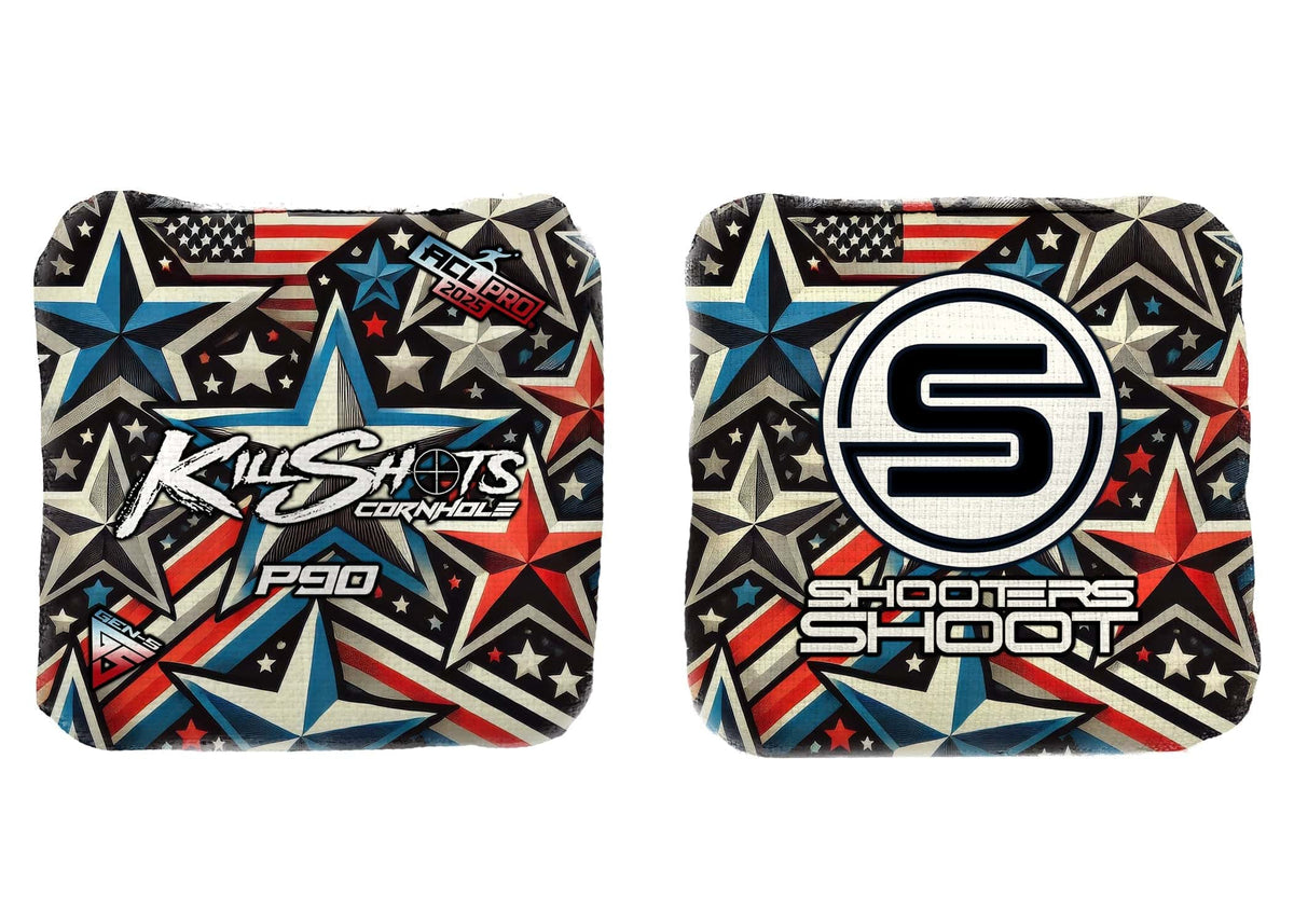 Bags Killshots Cornhole | P90 Series | Limited Designs | 2025 ACL Pro Cornhole Bags
