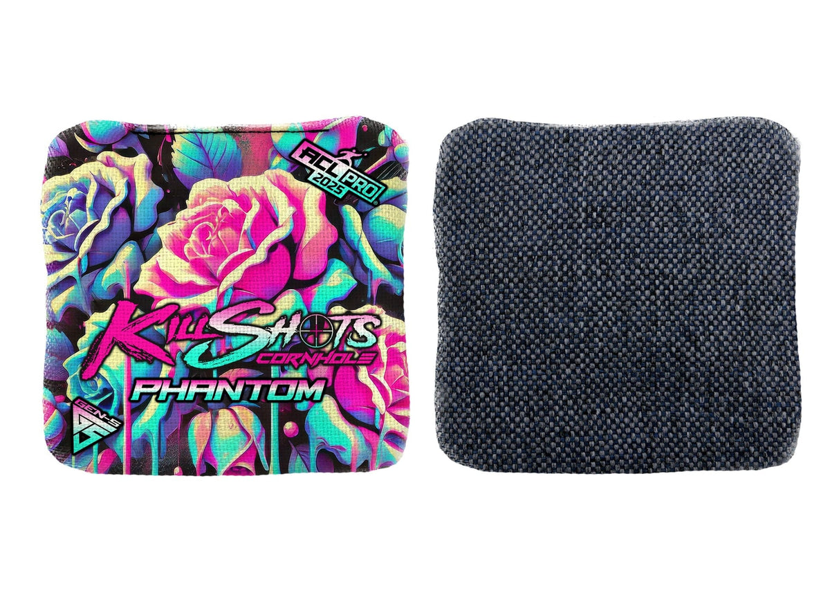 Cornhole Bags Dripping Thorn Neon / Yes +$15 Killshots Cornhole | Phantom Series | Limited Designs | 2025 ACL Pro Cornhole Bags