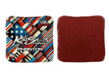 Cornhole Bags Liberty Stripes / No Killshots Cornhole | Phantom Series | Limited Designs | 2025 ACL Pro Cornhole Bags