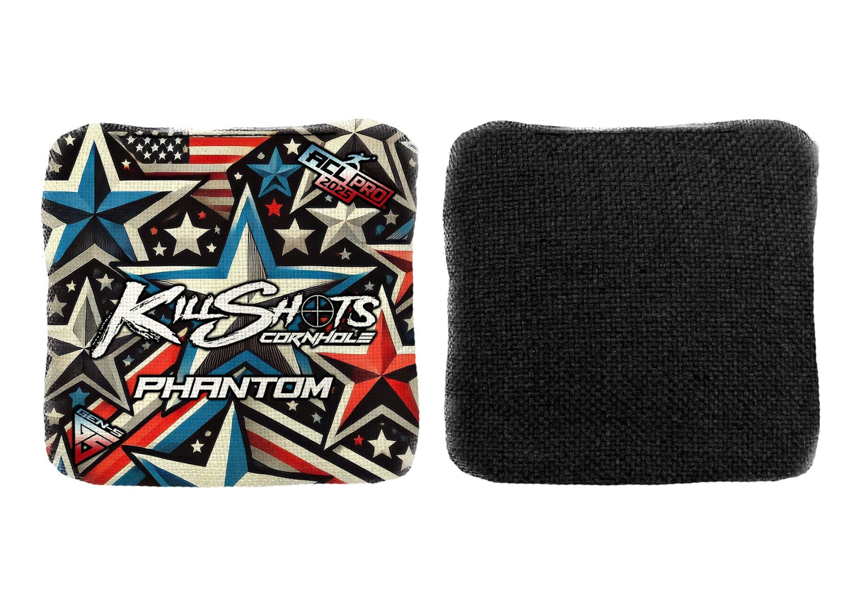 Cornhole Bags Liberty Stars / No Killshots Cornhole | Phantom Series | Limited Designs | 2025 ACL Pro Cornhole Bags