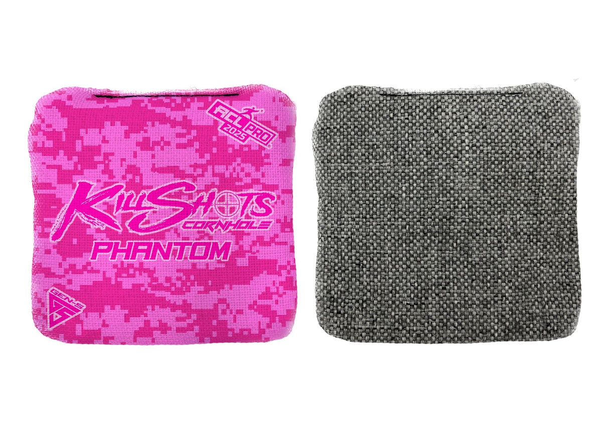 Cornhole Bags Pink Out Camo / Yes +$15 Killshots Cornhole | Phantom Series | Limited Designs | 2025 ACL Pro Cornhole Bags