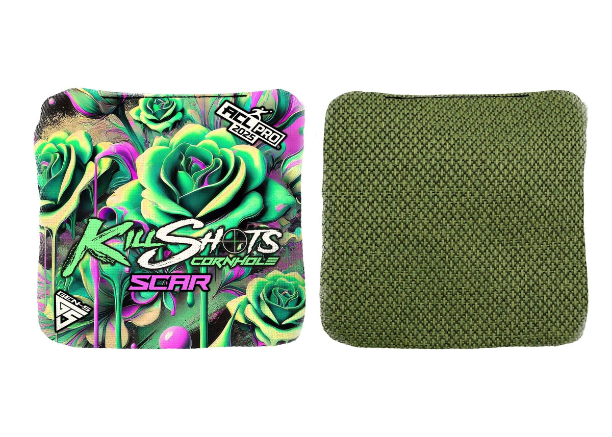 Bags Killshots Cornhole | Scar-H Series | Limited Designs | 2025 ACL Pro Cornhole Bags