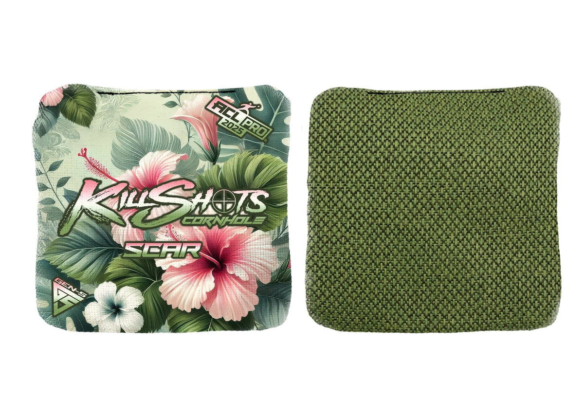 Bags Killshots Cornhole | Scar-H Series | Limited Designs | 2025 ACL Pro Cornhole Bags