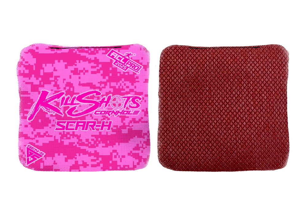 Killshots Cornhole | Scar-H Series | Limited Designs | 2025 ACL Pro Cornhole Bags