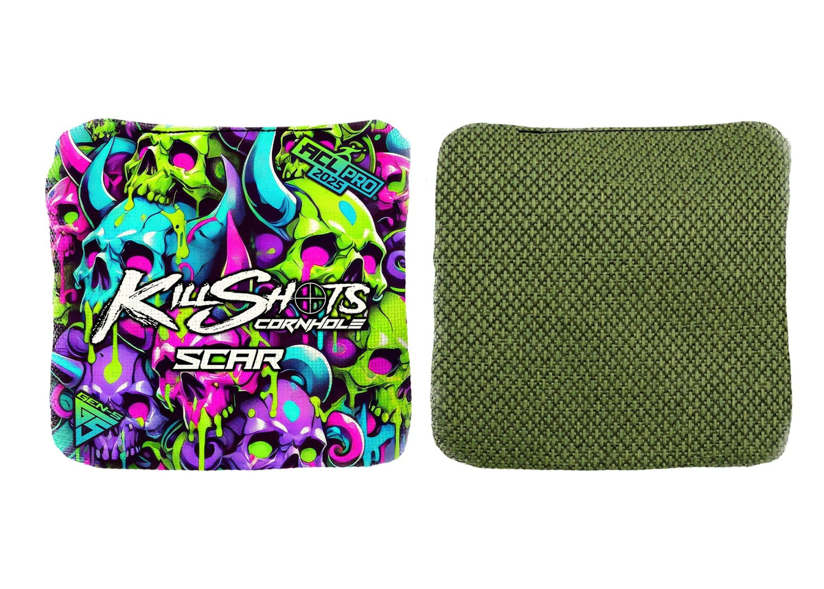 Bags Killshots Cornhole | Scar-H Series | Limited Designs | 2025 ACL Pro Cornhole Bags