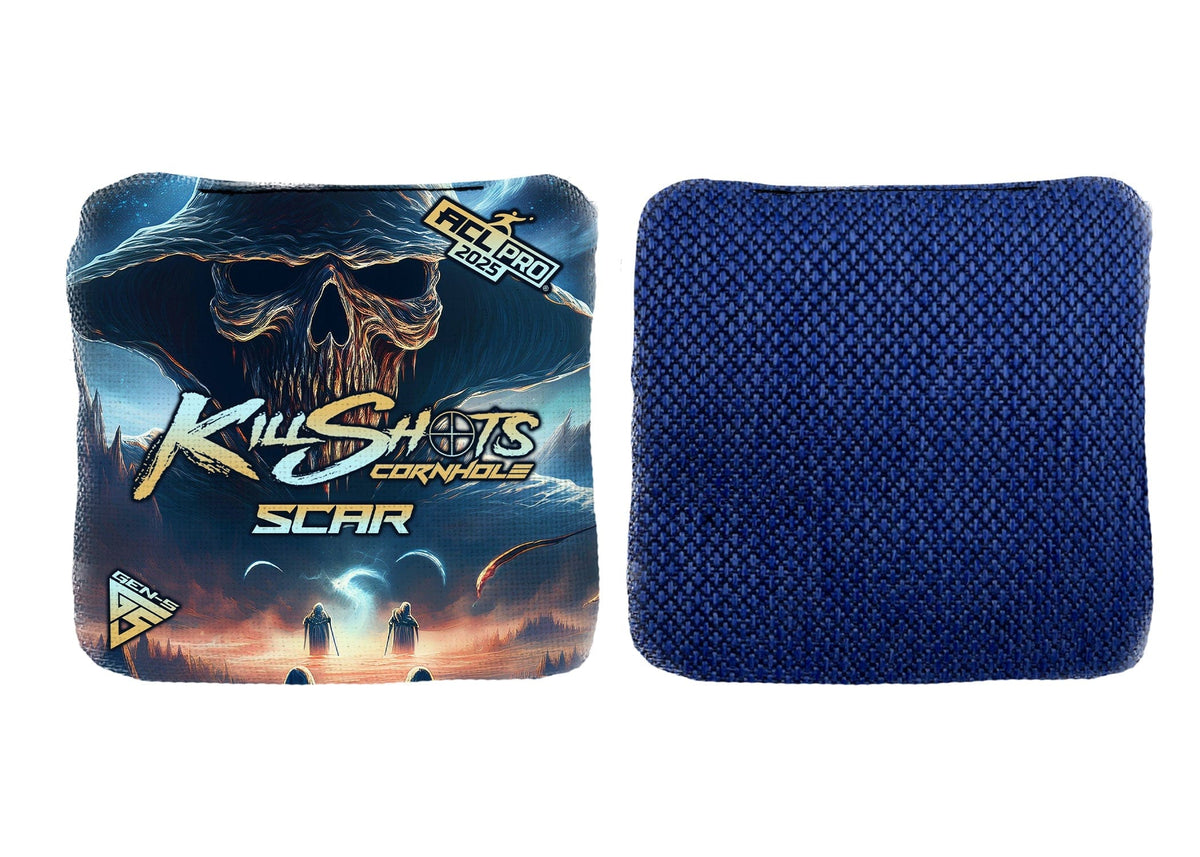 Bags Killshots Cornhole | Scar-H Series | Limited Designs | 2025 ACL Pro Cornhole Bags