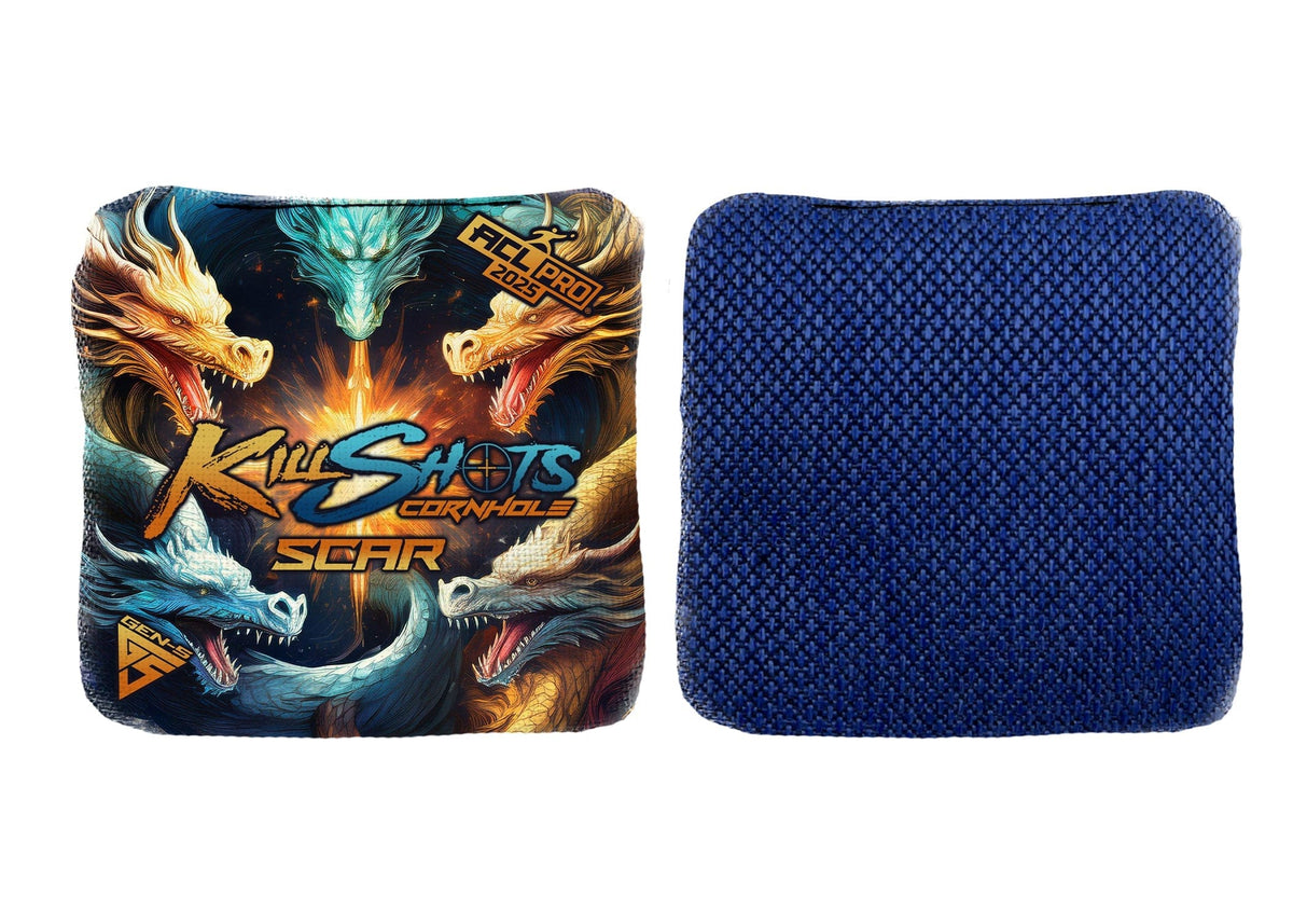 Bags Starlight Galactic Serpents / Yes (+$15) Killshots Cornhole | Scar-H Series | Limited Designs | 2025 ACL Pro Cornhole Bags