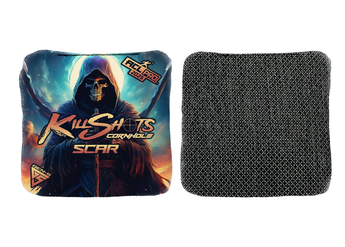 Bags Starlight Killers Eclipse / Yes (+$15) Killshots Cornhole | Scar-H Series | Limited Designs | 2025 ACL Pro Cornhole Bags