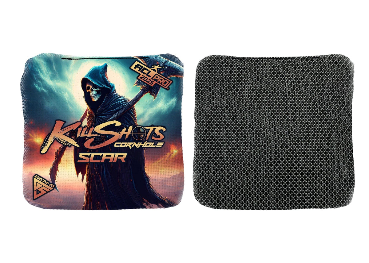 Bags Starlight Mystic Scythe / No Killshots Cornhole | Scar-H Series | Limited Designs | 2025 ACL Pro Cornhole Bags