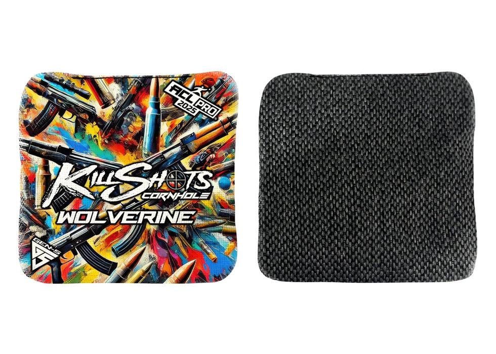 Killshots Cornhole | Wolverine Series | Limited Designs | 2025 ACL Pro Cornhole Bags