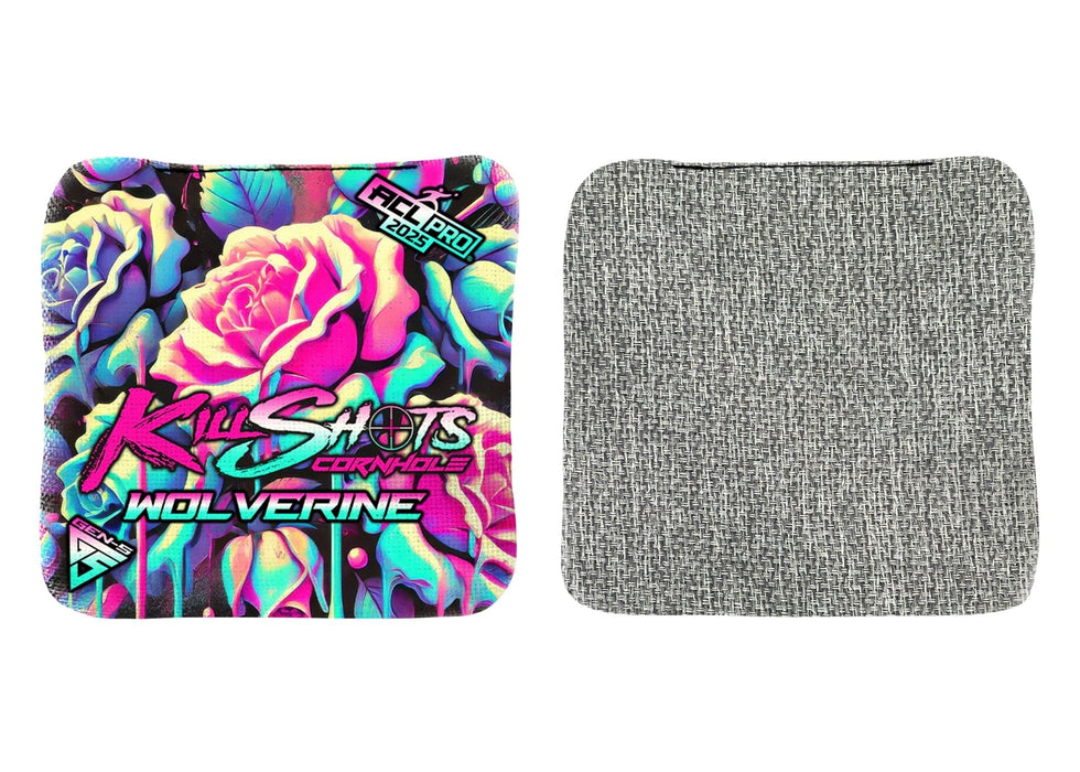 Killshots Cornhole | Wolverine Series | Limited Designs | 2025 ACL Pro Cornhole Bags