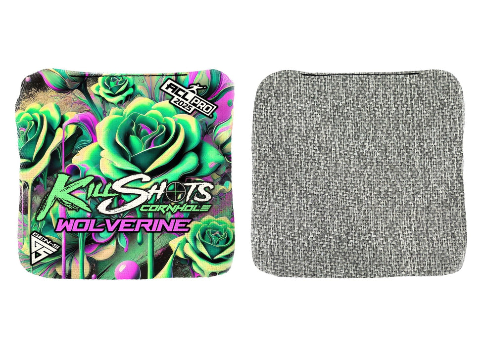 Killshots Cornhole | Wolverine Series | Limited Designs | 2025 ACL Pro Cornhole Bags