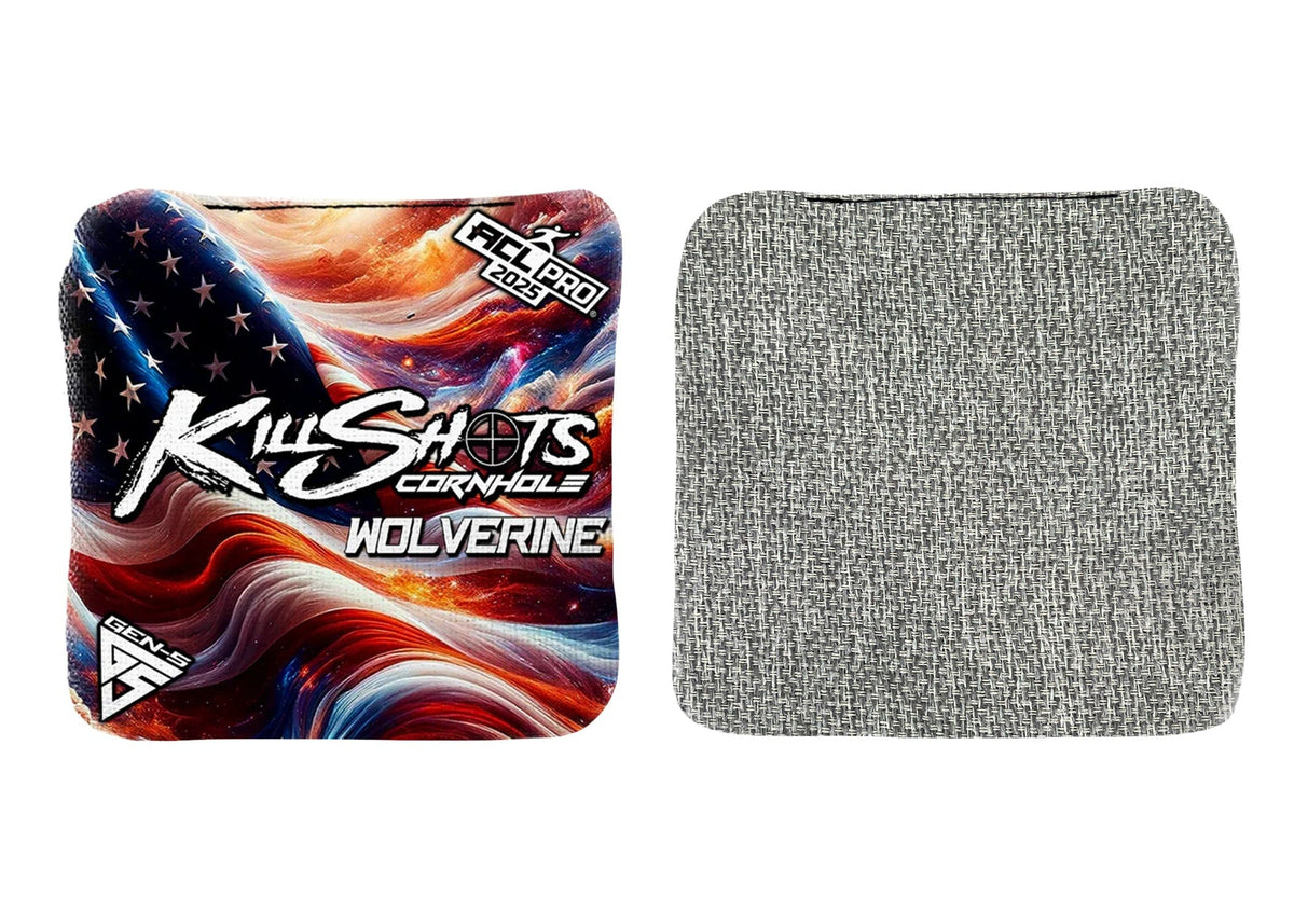 Bags Killshots Cornhole | Wolverine Series | Limited Designs | 2025 ACL Pro Cornhole Bags