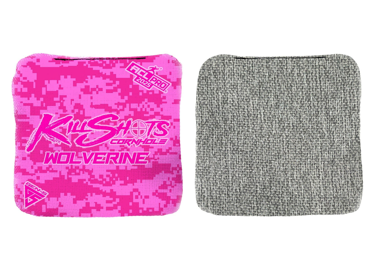 Bags Killshots Cornhole | Wolverine Series | Limited Designs | 2025 ACL Pro Cornhole Bags