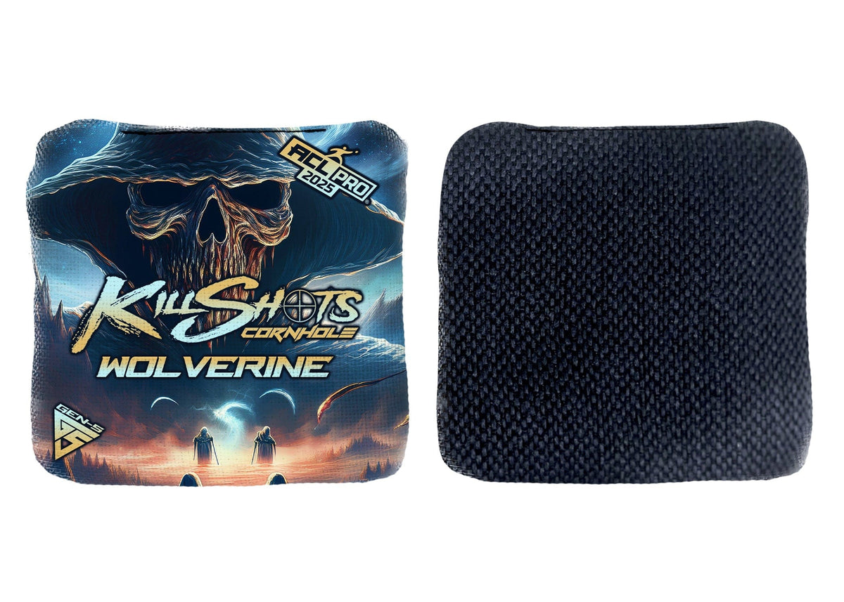 Bags Starlight Grim Shadows / Yes (+$15) Killshots Cornhole | Wolverine Series | Limited Designs | 2025 ACL Pro Cornhole Bags