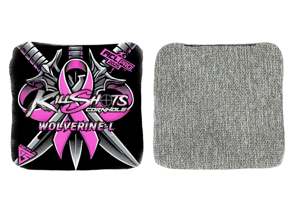 Bags Killshots Cornhole | Wolverine-L Series | Limited Designs | 2025 ACL Pro Cornhole Bags