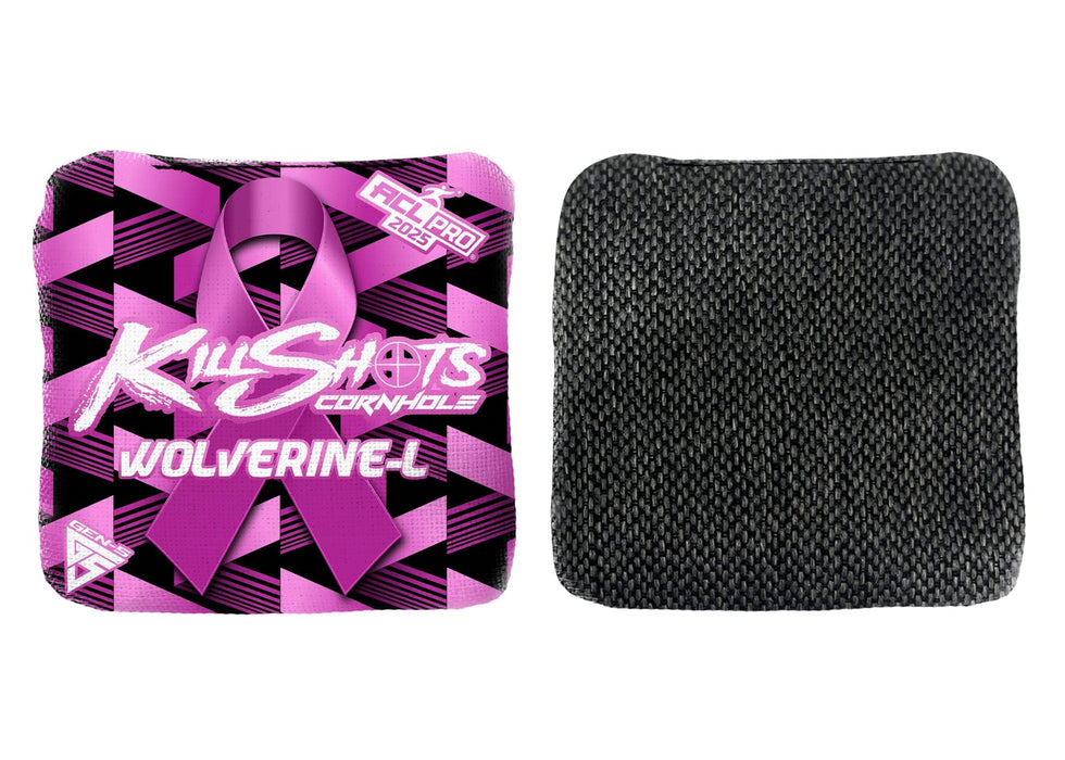 Bags Killshots Cornhole | Wolverine-L Series | Limited Designs | 2025 ACL Pro Cornhole Bags