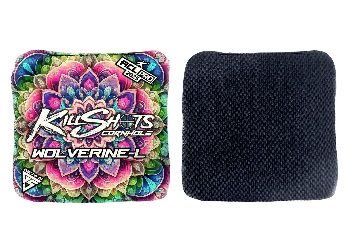 Bags Killshots Cornhole | Wolverine-L Series | Limited Designs | 2025 ACL Pro Cornhole Bags