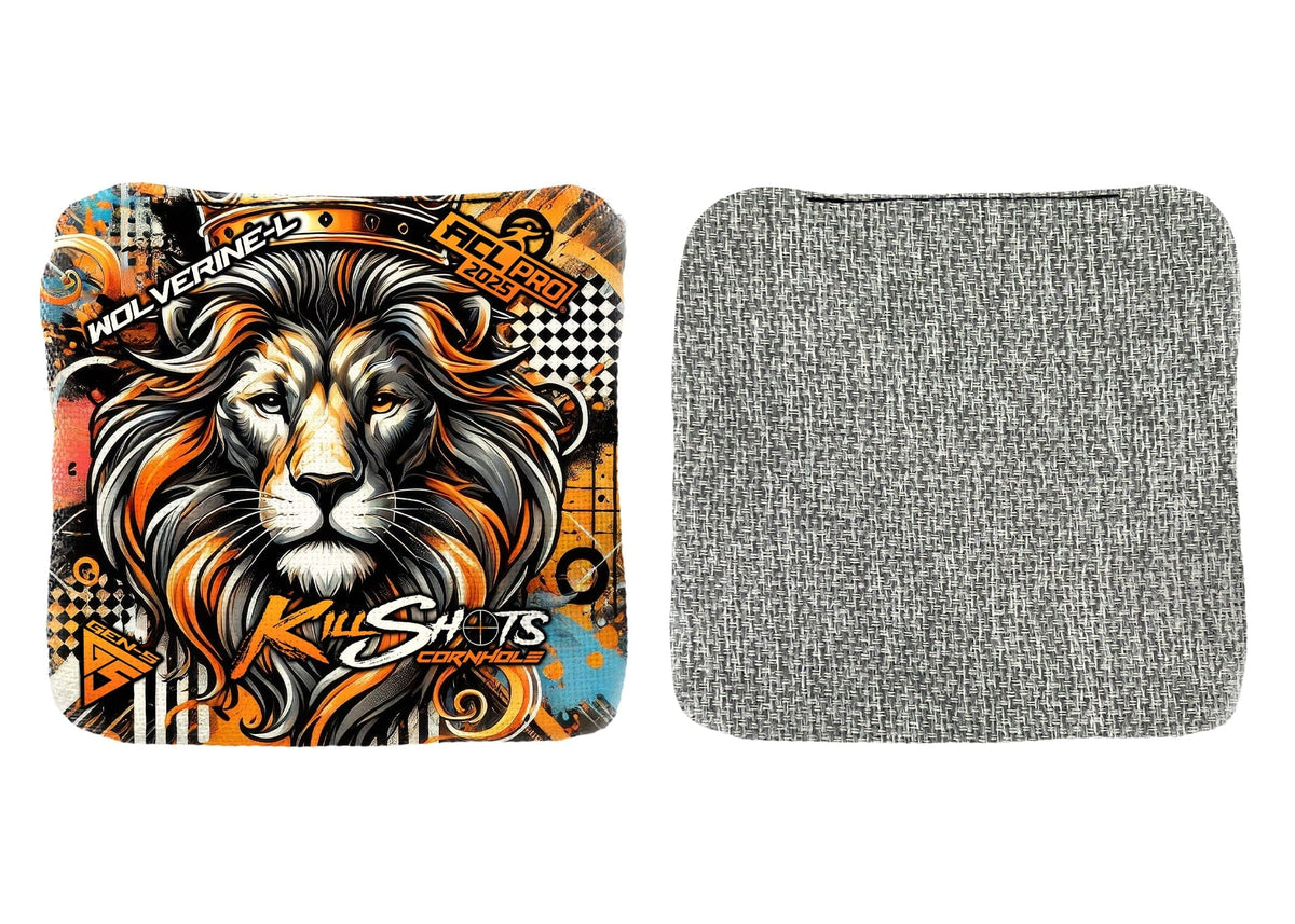Bags Killshots Cornhole | Wolverine-L Series | Limited Designs | 2025 ACL Pro Cornhole Bags