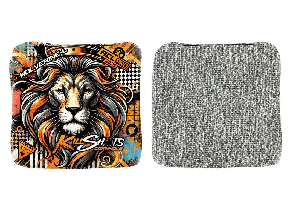 Killshots Cornhole | Wolverine-L Series | Limited Designs | 2025 ACL Pro Cornhole Bags