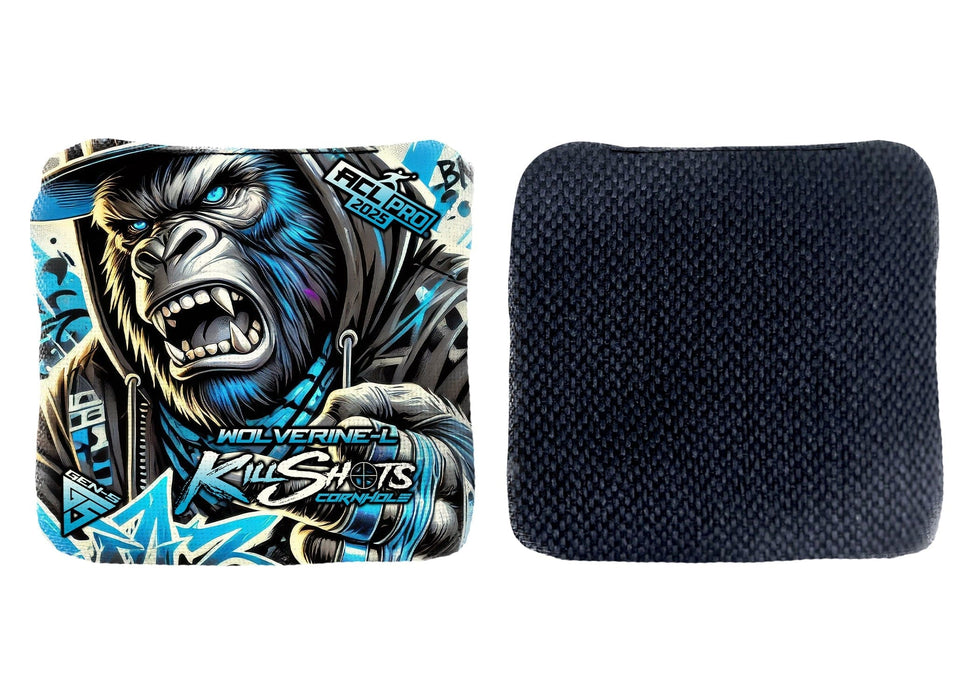 Bags Killshots Cornhole | Wolverine-L Series | Limited Designs | 2025 ACL Pro Cornhole Bags