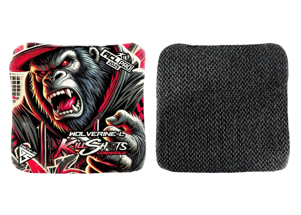Killshots Cornhole | Wolverine-L Series | Limited Designs | 2025 ACL Pro Cornhole Bags